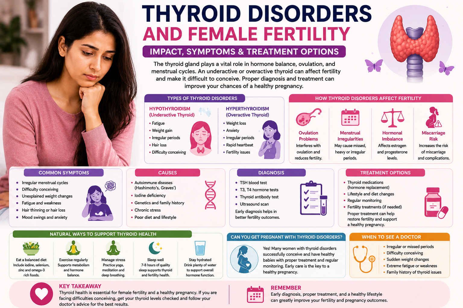 Thyroid Disorders and Female Fertility